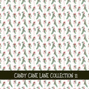 Candy Cane Lane Collection vinyl sheets 12 Patterns to choose from