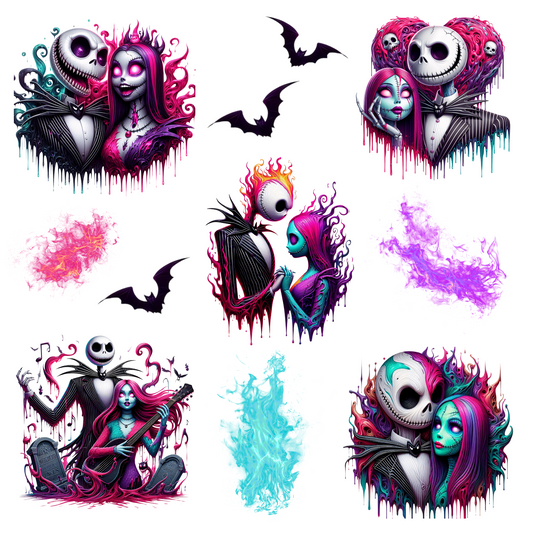 Eternal Flame - UV DTF Decal sheets- 3 Designs