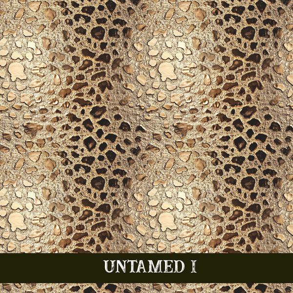Untamed collection- 12x12 vinyl sheets 6 designs available