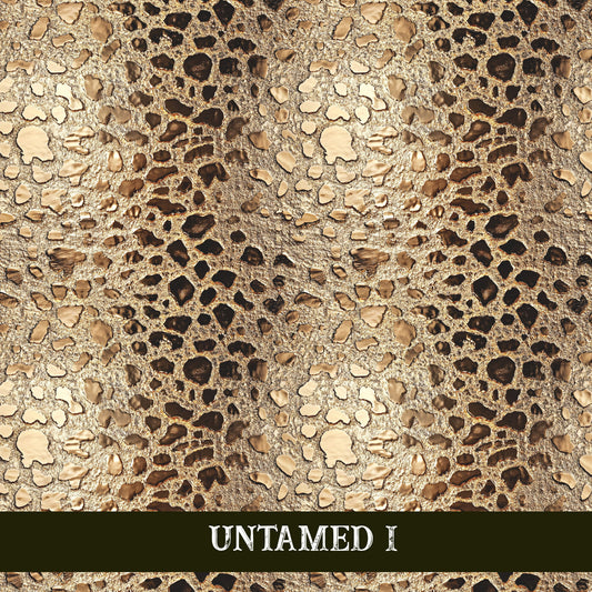 Untamed collection- 12x12 vinyl sheets 6 designs available