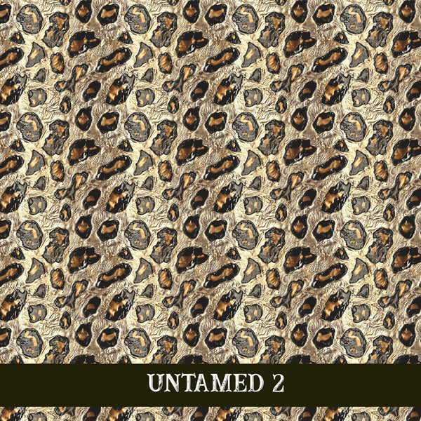 Untamed collection- 12x12 vinyl sheets 6 designs available