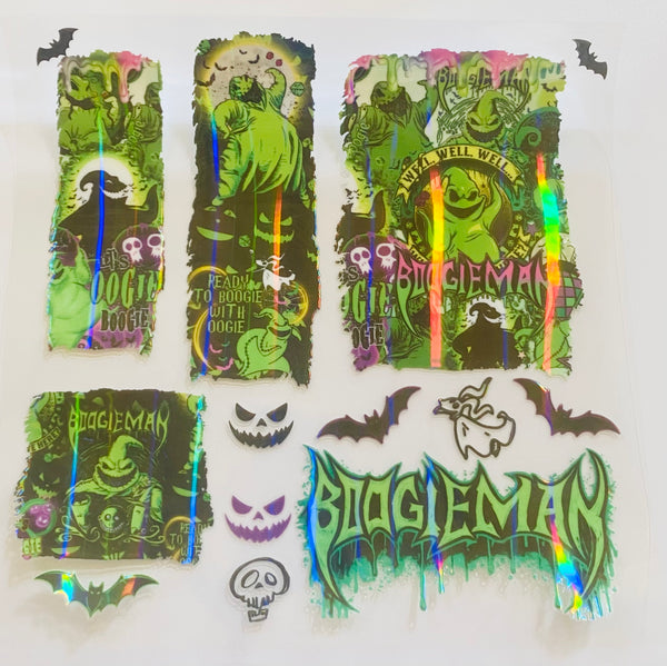 #163 oogie torn pages holographic ( 3 varrients )