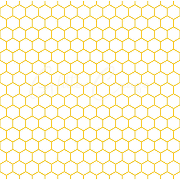 Bee Happy Collection 25 prints - Adhesive Vinyl 12x12 Sheets