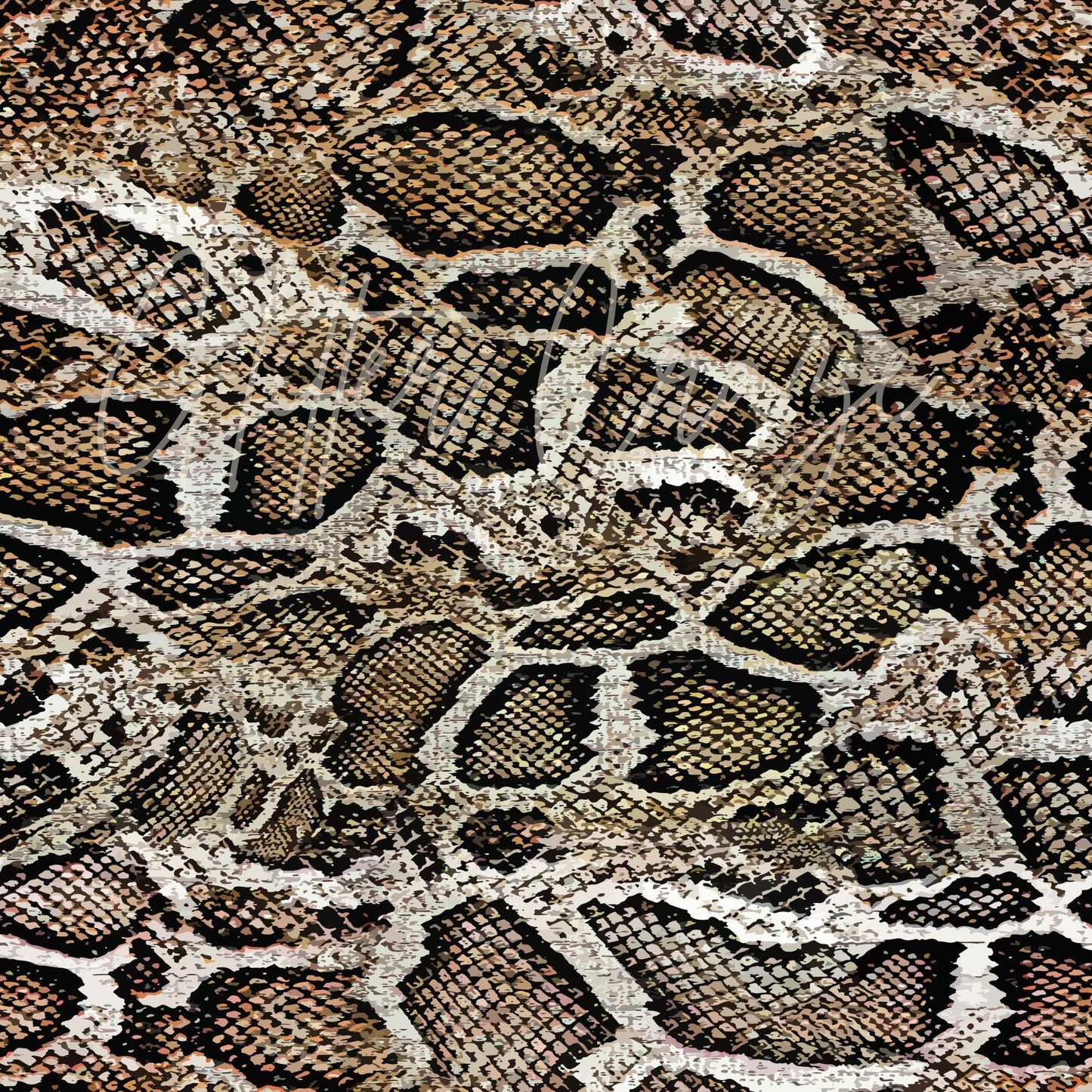 Snakeskin - Adhesive Vinyl Wrap 12x12 sheets - 6 different prints