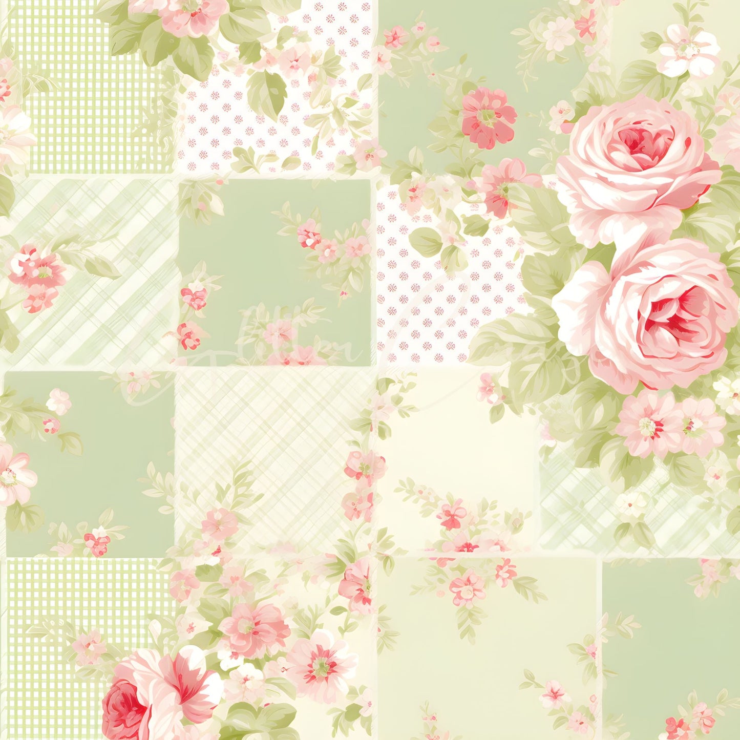 Shabby Chic - Adhesive Vinyl 12x12 Sheets - 24 Design options