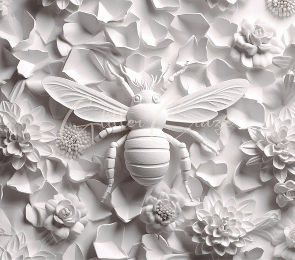 3D Bee - Adhesive Vinyl Wrap - 7 Designs