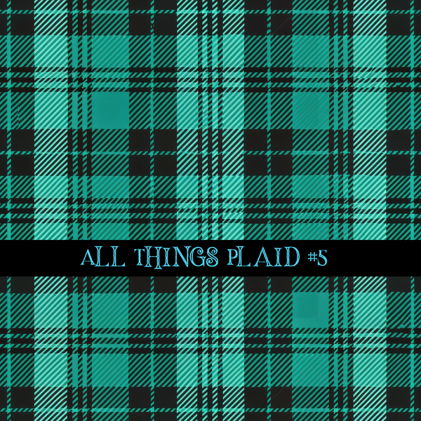 All Things Plaid- 12x12 vinyl sheets-12 designs available