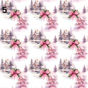 Rustic Pink Christmas Collection - Adhesive Vinyl 12x12 sheets - 20 Prints