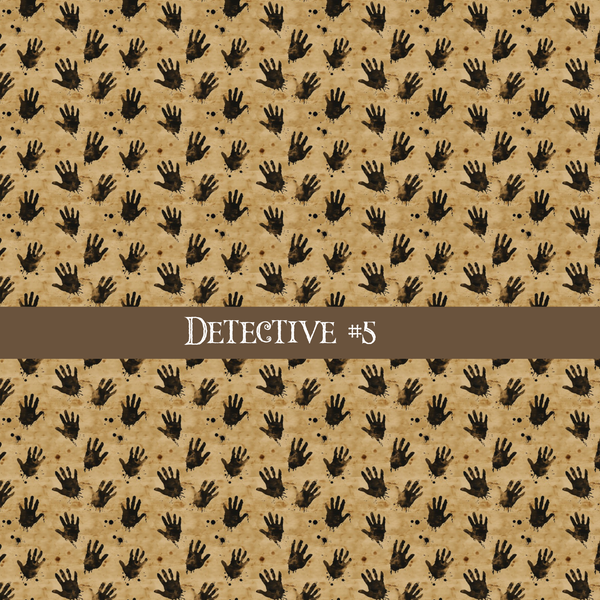 Detective - vinyl sheets 10 (Patterns to choose from)