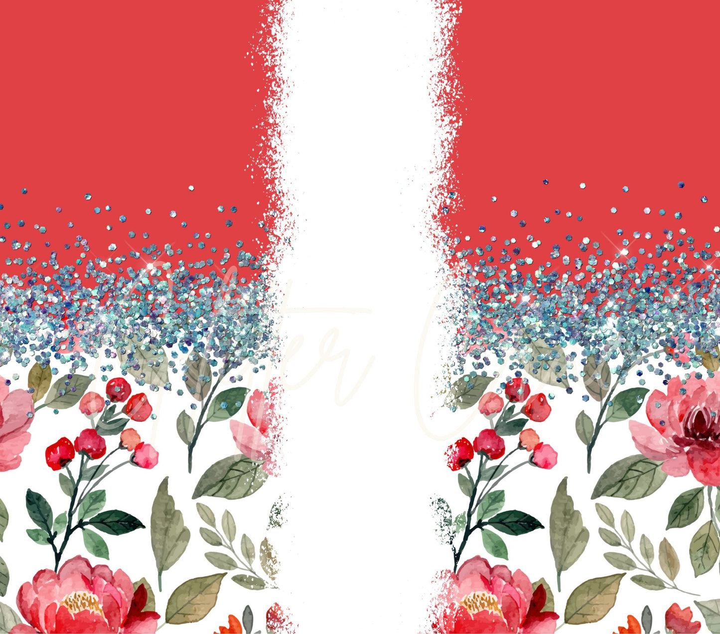 Floral Split - Adhesive Vinyl Wrap - 7 Design Options