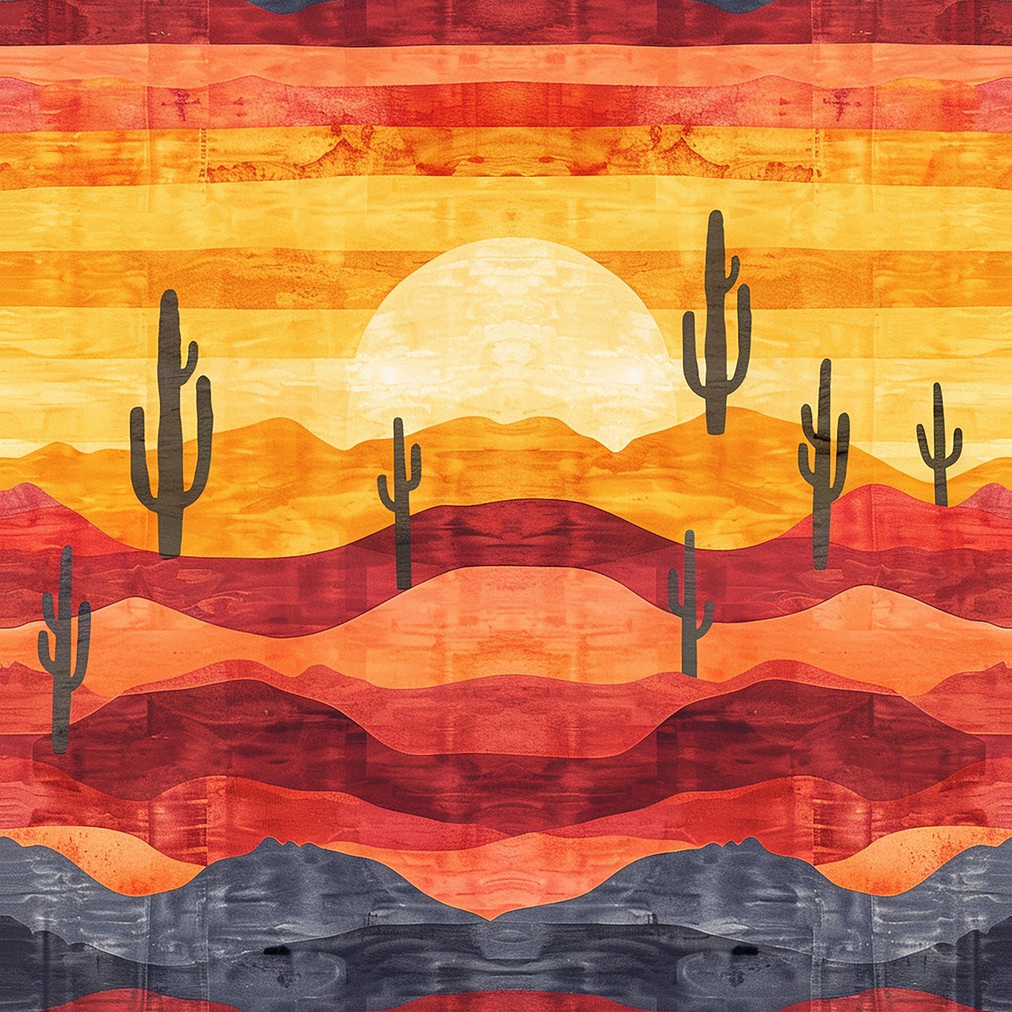 Desert Sunset - 12 Design options - - Adhesive Vinyl Wrap and 12x12 Sheets