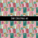 Pink Christmas Collection vinyl sheets 12 Patterns to choose from