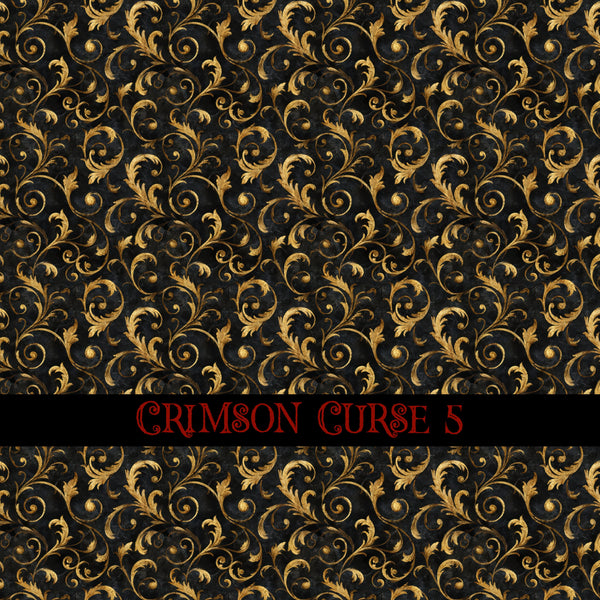 Crimson Curse Vinyl collection- 12x12 vinyl sheets-14 designs available