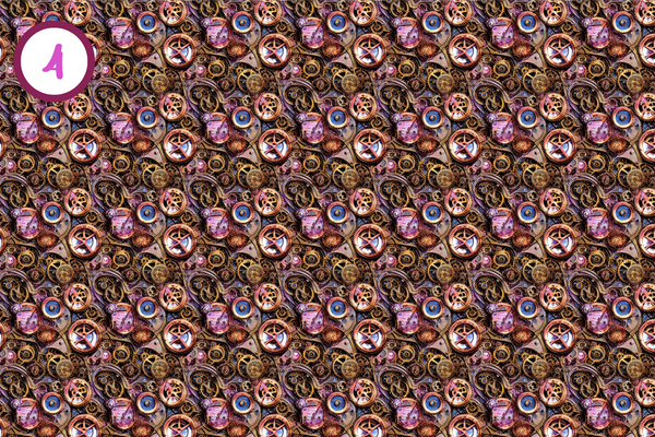 Pink Steampunk - Adhesive Vinyl 12x12 Sheets - 10 Design Options