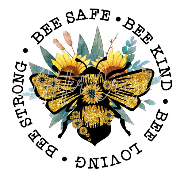 Bee - UV DTF Decals - 8 Designs