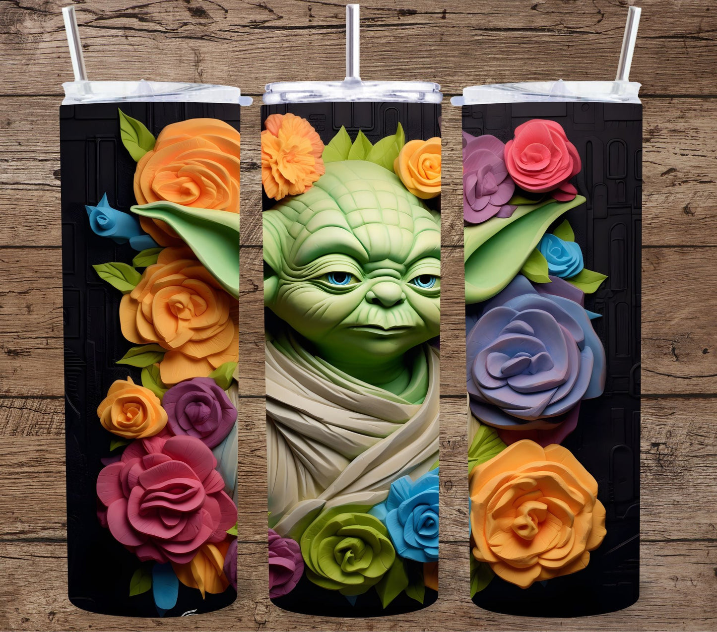 3D There is no try - Adhesive Vinyl Wrap - 5 Designs