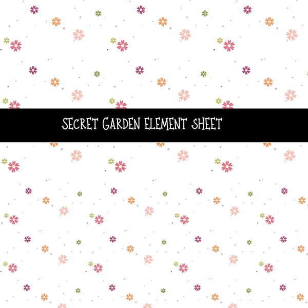 Secret Garden Element UV DTF Decal sheets 12 Sheet Designs to choose from