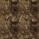Steampunk Volume - Adhesive Vinyl 12x12 Sheets - 33 Prints