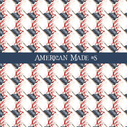 American Made- vinyl sheets 10 (Patterns to choose from)