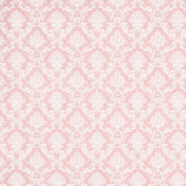 Vintage Pink Floral Collection - Adhesive Vinyl 12x12 Sheet - 12 Designs