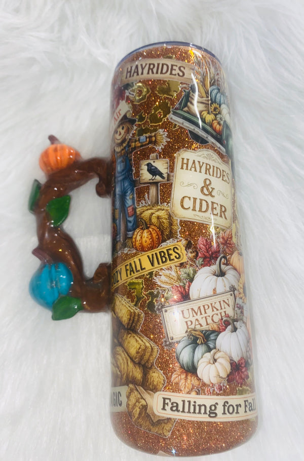 Ready to ship 20oz pumpkin patch tumbler