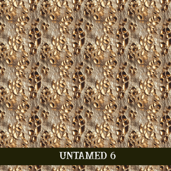 Untamed collection- 12x12 vinyl sheets 6 designs available