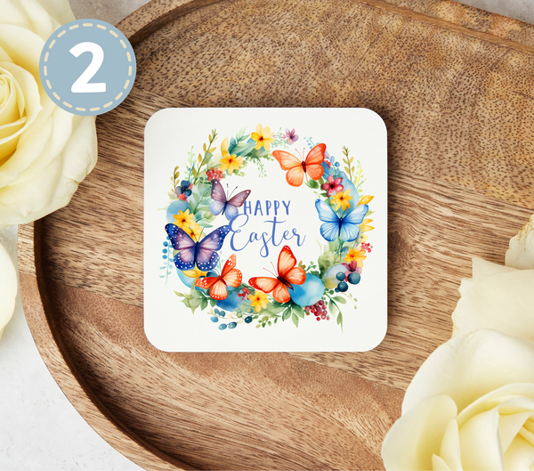 Happy Easter - Uv Dtf Coaster Decals