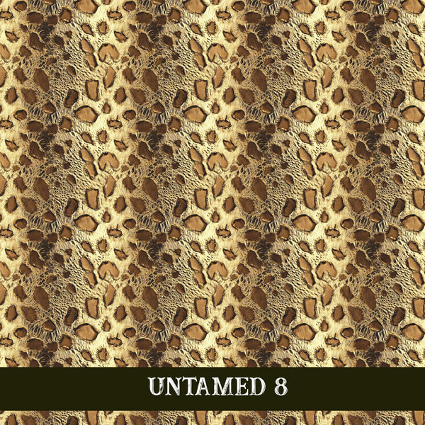 Untamed collection- 12x12 vinyl sheets 6 designs available