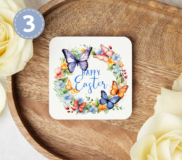 Happy Easter - Uv Dtf Coaster Decals