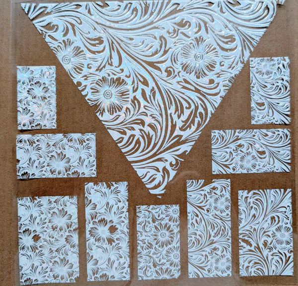 #63 Tooled Vsplit Shattered- available in Pink, Purple, black , teal , and white