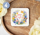 Happy Easter - Uv Dtf Coaster Decals