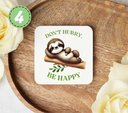 Lazy Sloths - Uv Dtf Coaster Decals