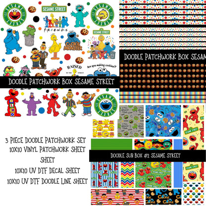 Goes on sale at Noon Central Time Limited Edition Doodle Patchwork Box (Order Alone) (Will Ship April 10th)