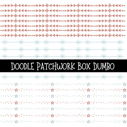 Goes on sale at Noon Central Time Limited Edition Doodle Patchwork Box (Order Alone) (Will Ship April 10th)
