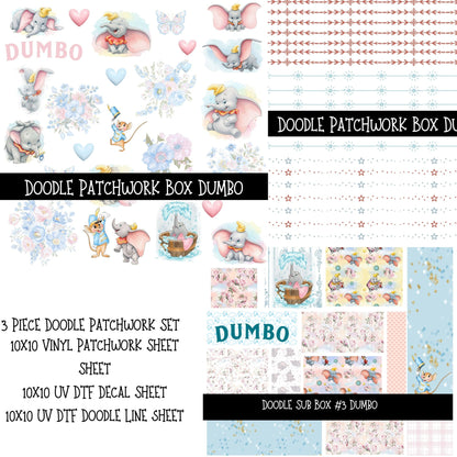 Goes on sale at Noon Central Time Limited Edition Doodle Patchwork Box (Order Alone) (Will Ship April 10th)