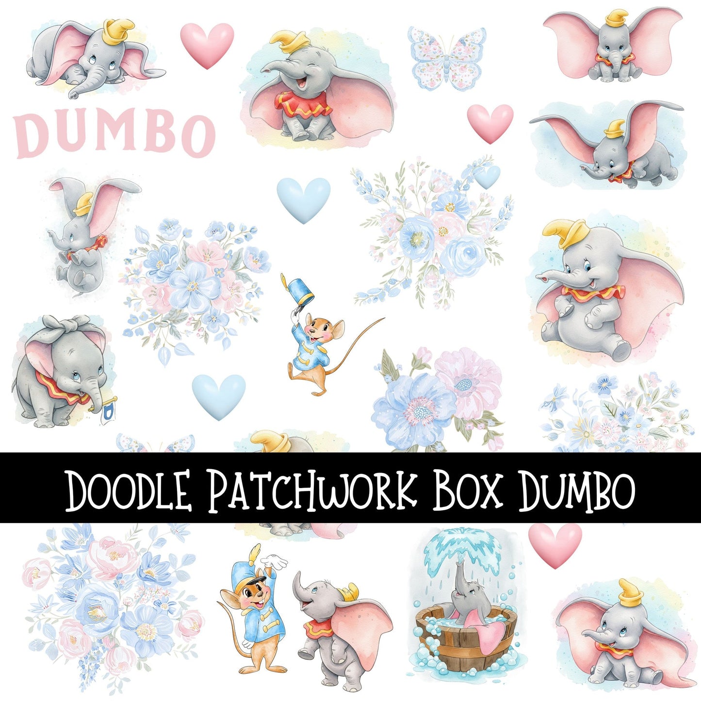 Goes on sale at Noon Central Time Limited Edition Doodle Patchwork Box (Order Alone) (Will Ship April 10th)
