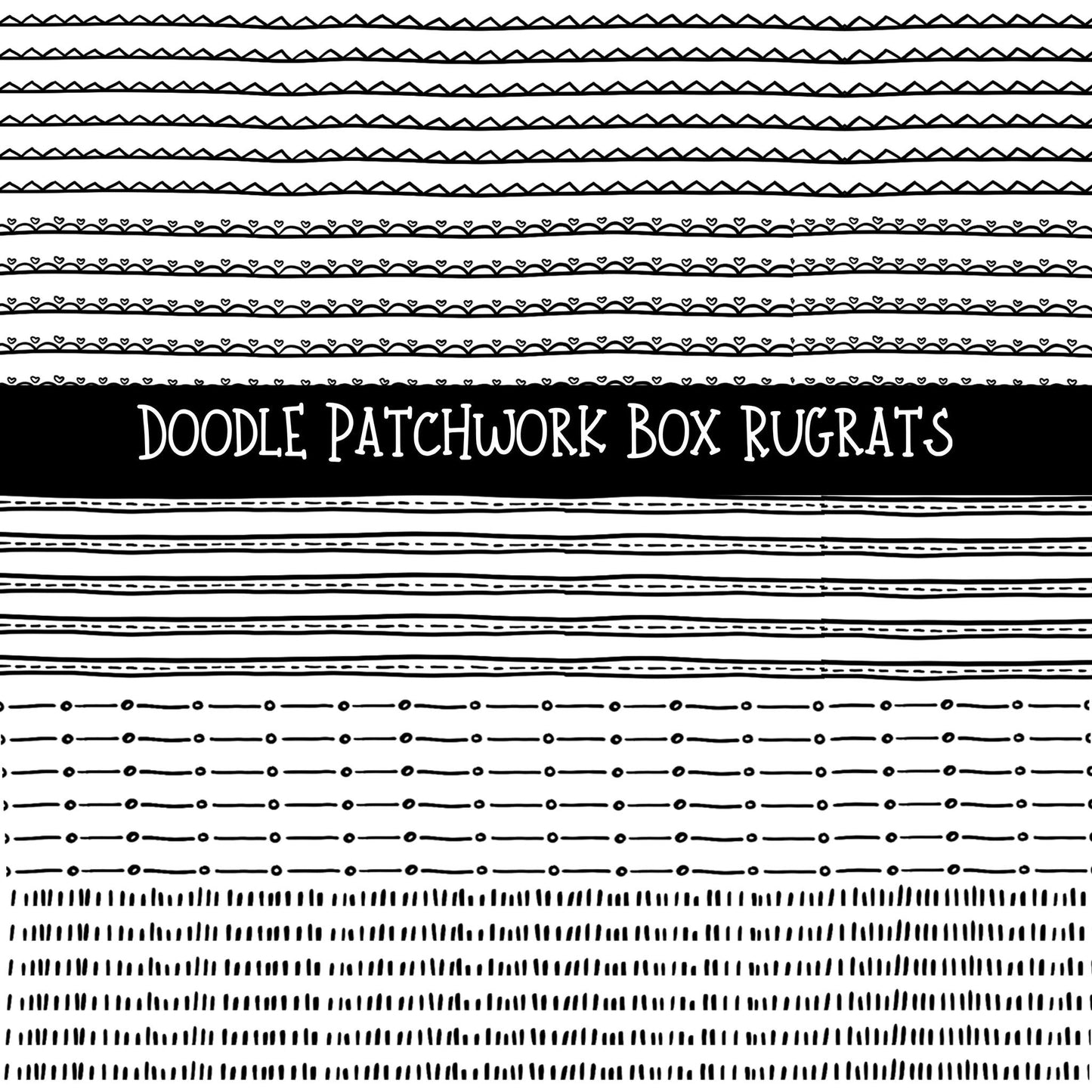 Goes on sale at Noon Central Time Limited Edition Doodle Patchwork Box (Order Alone) (Will Ship April 10th)