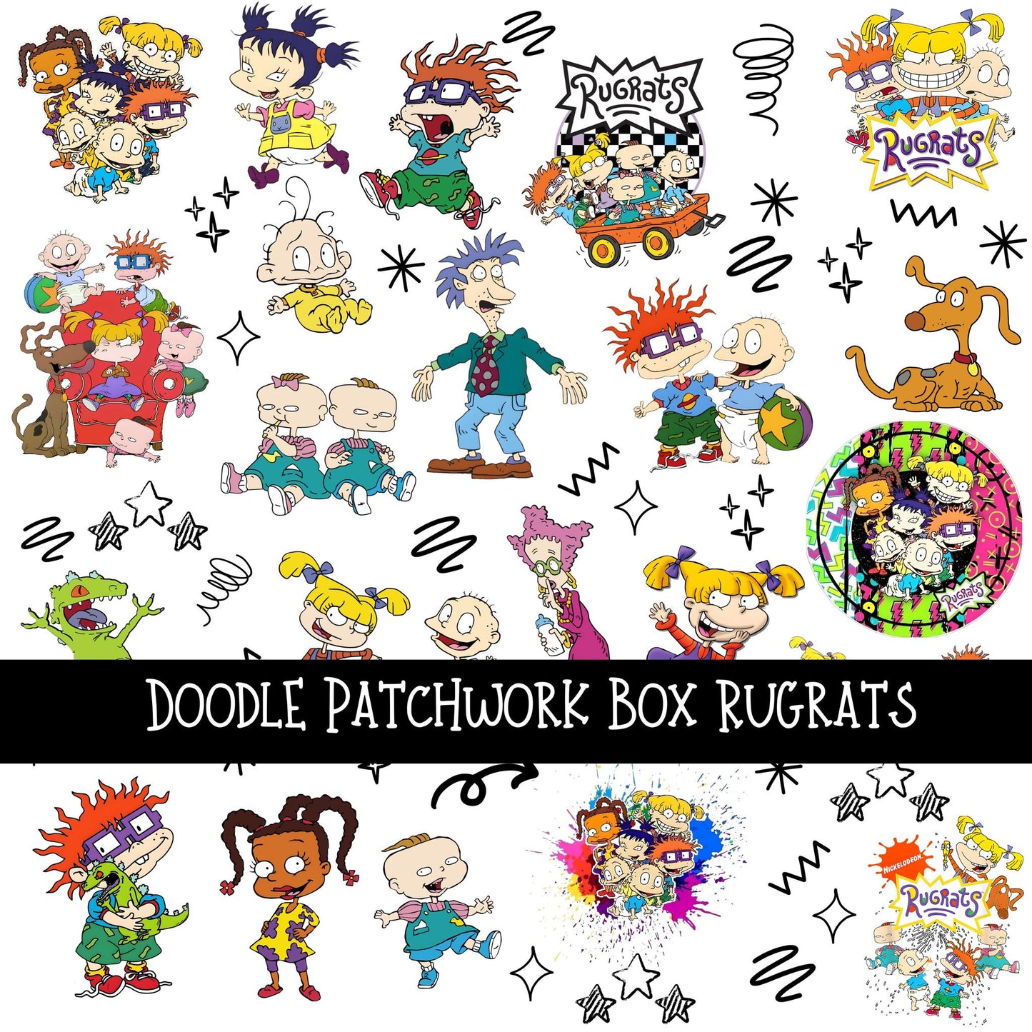 Goes on sale at Noon Central Time Limited Edition Doodle Patchwork Box (Order Alone) (Will Ship April 10th)