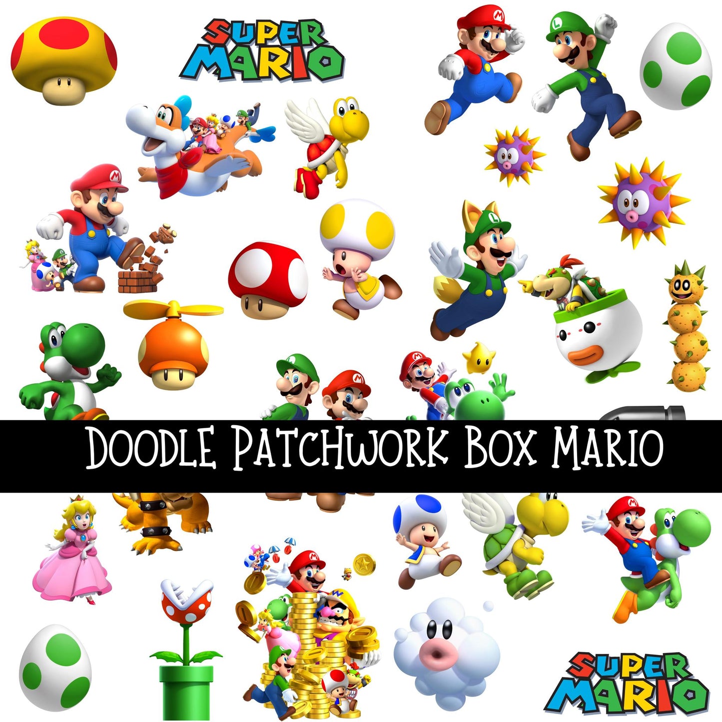 Goes on sale at Noon Central Time Limited Edition Doodle Patchwork Box (Order Alone) (Will Ship April 10th)