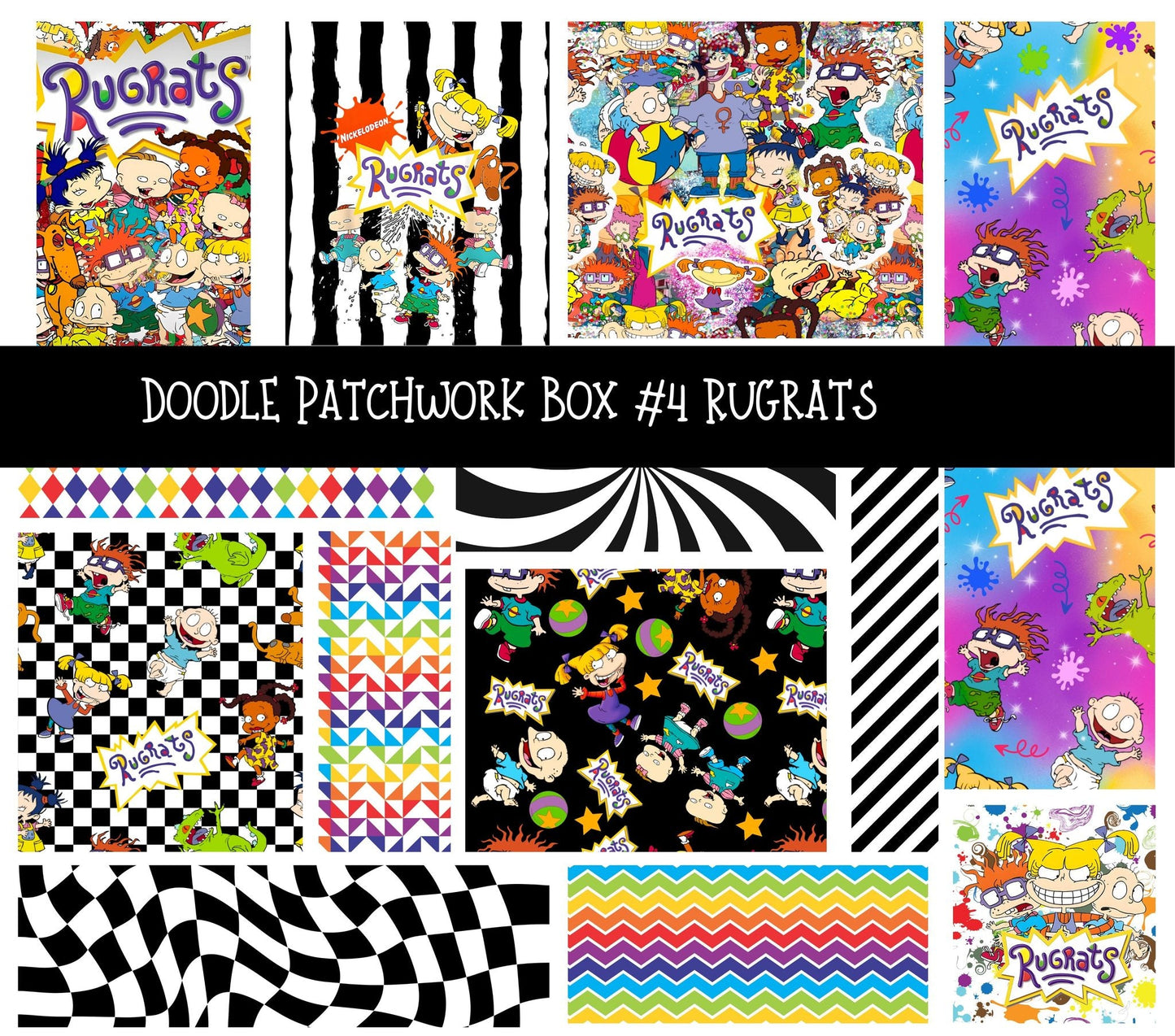 Goes on sale at Noon Central Time Limited Edition Doodle Patchwork Box (Order Alone) (Will Ship April 10th)
