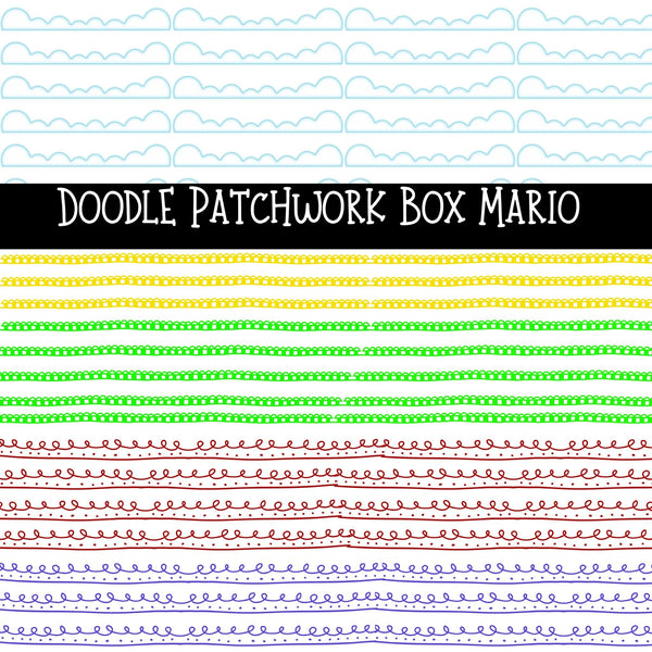 Goes on sale at Noon Central Time Limited Edition Doodle Patchwork Box (Order Alone) (Will Ship April 10th)