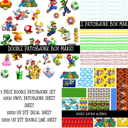 Goes on sale at Noon Central Time Limited Edition Doodle Patchwork Box (Order Alone) (Will Ship April 10th)