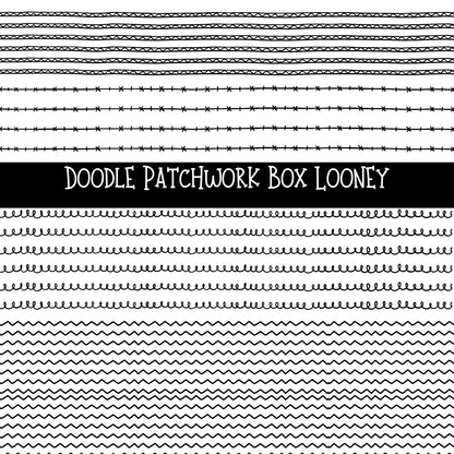 Goes on sale at Noon Central Time Limited Edition Doodle Patchwork Box (Order Alone) (Will Ship April 10th)
