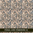 Feral and Feminine collection- 12x12 vinyl sheets 12 designs available
