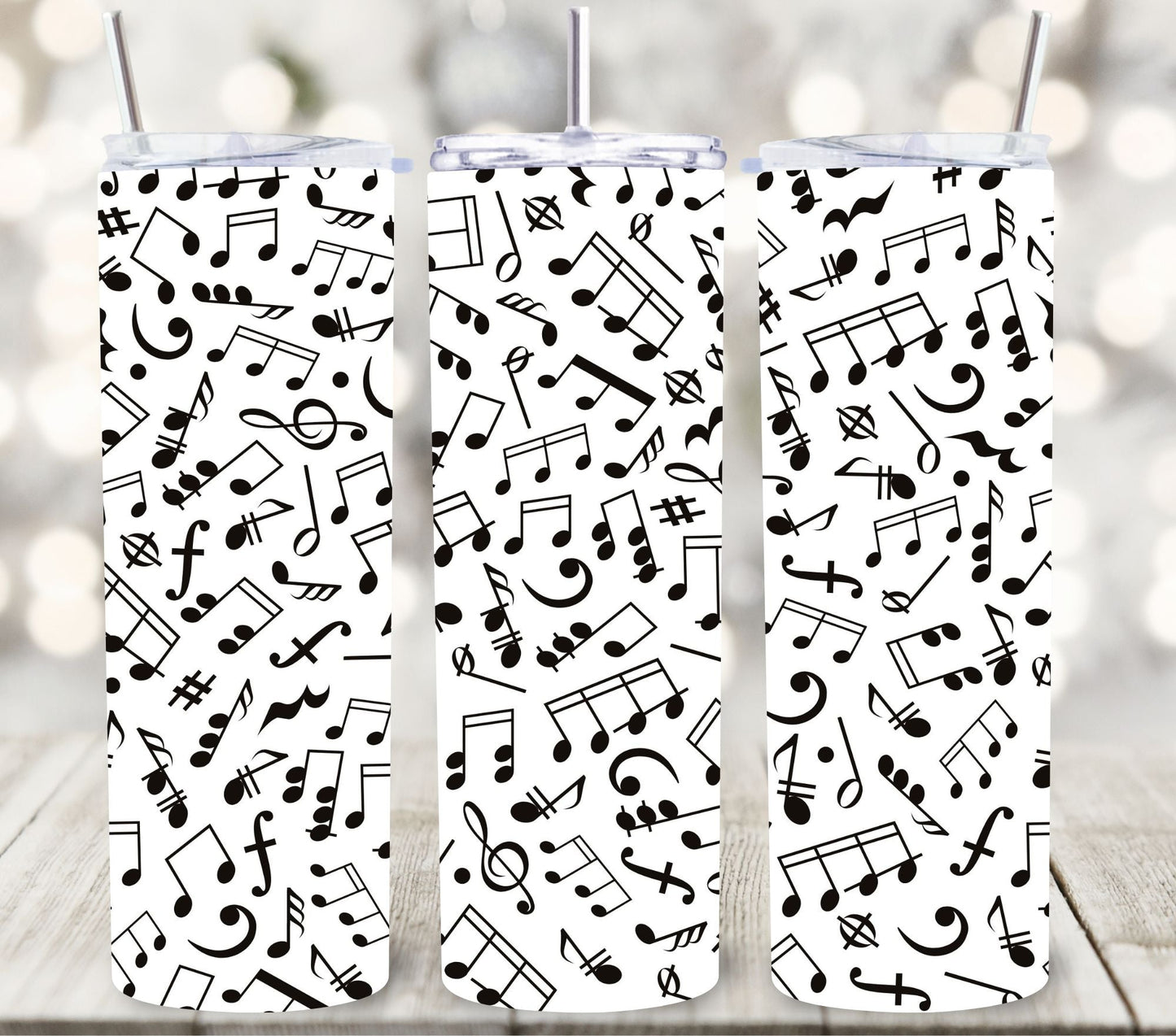 Music Notes - Adhesive Vinyl Wrap - 10 designs