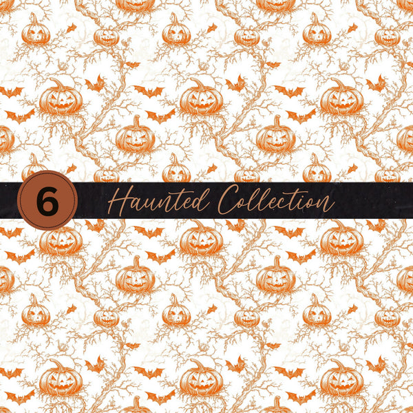 Haunted Vinyl collection- 12x12 vinyl sheets-9 designs available