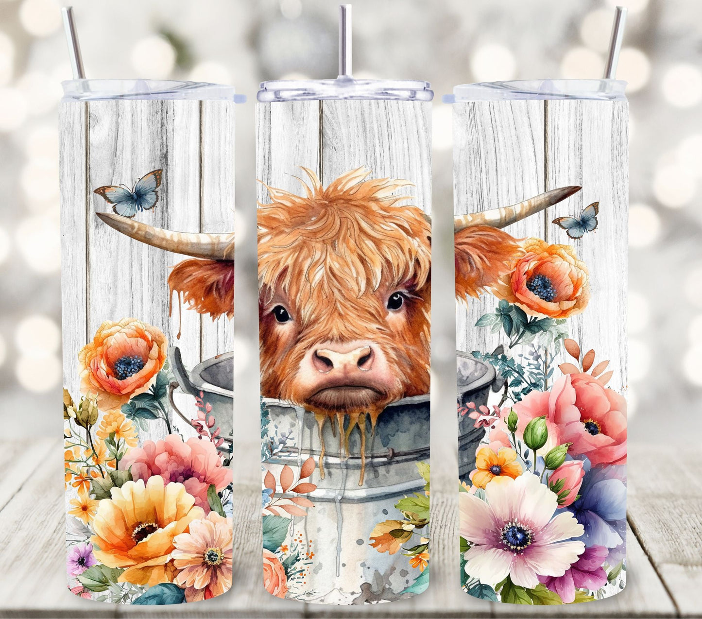 Highland Cow - Adhesive Vinyl Wrap - 6 Designs