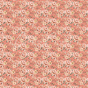 Vintage Peach Floral Collection - Adhesive Vinyl 12x12 Sheet - 12 Designs available