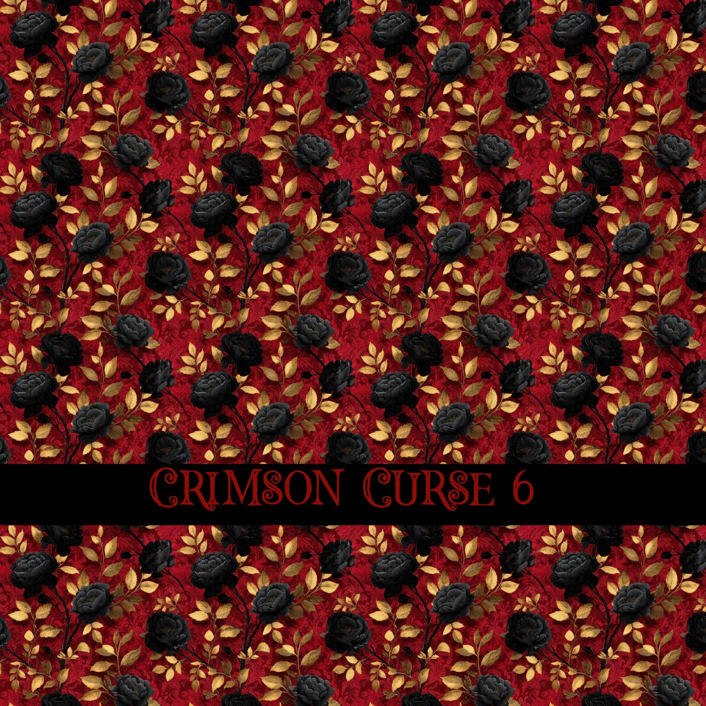 Crimson Curse Vinyl collection- 12x12 vinyl sheets-14 designs available