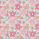 Retro Floral - Adhesive Vinyl 12x12 Sheets - 12 Design options